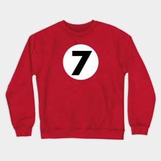 Billiard, Seven Ball Crewneck Sweatshirt